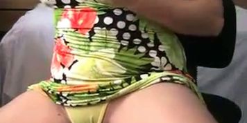 mom takes off clothes and shows her big tits on webcam