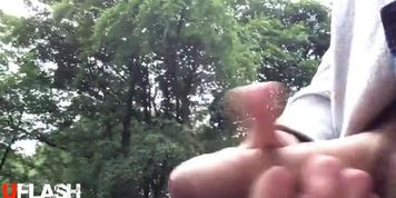 Cum for Mature in Park