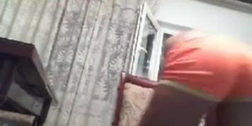 Stripteasing and dancing on webcam