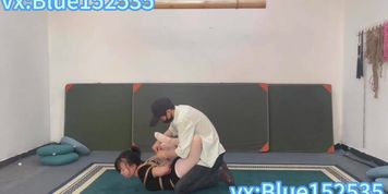 Asian hogtied bondage
