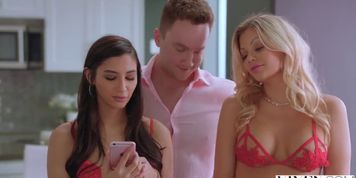 VIXEN Gianna Dior and Riley Steele Catch Up Over A Surprise Threesome (Jade Starr, Van Wylde)