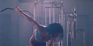 Hot ebony dancing