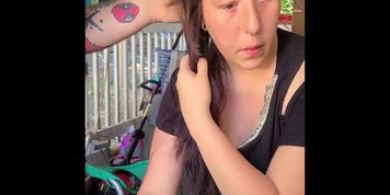 Desperate Jocelyn Returns for more cash! only at payhip dot com/therealhairdareyou