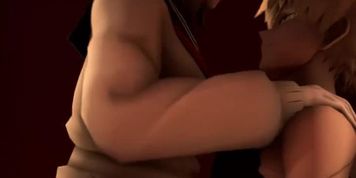 Bakugo and Toga 3D Hentai