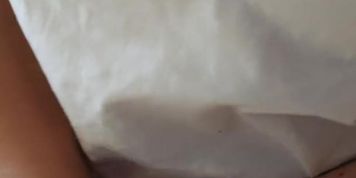 Step mom in leggings pays step son for screw and cum flood on her panties 