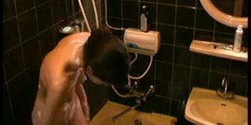 Beautiful shower voyeur