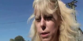 She finds him fucking busty blonde mother in law outdoors