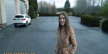Getaway turns into a hot sex trip with gf Sybil