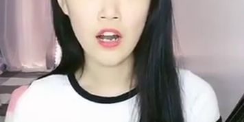 Chinese Girl Yawning