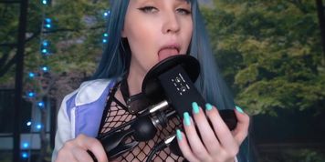 ASMR - Hinata Cosplay Licking Ears