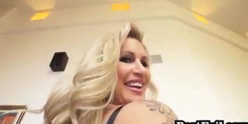 Voluptuous Blond MILF Ryan Conner Anal And Interracial Mixture