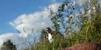 Flash for 2 Mature Women at Park
