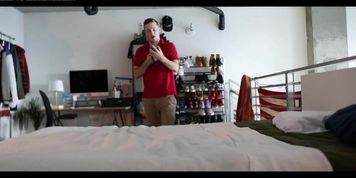 Tight blonde slut rides a massive dick (Anastasia Knight, Brick Danger)