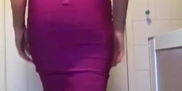 Showed a new dress
