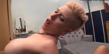 Short haired girl femdom bald guy