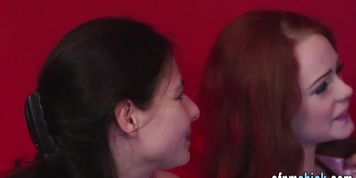 Clothed teens cream dick