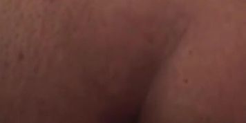 Ebony chick taking bbc in laundry room 