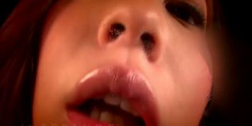 Cute Japanese Girl Kisses to the Glass (Pov Kiss)3