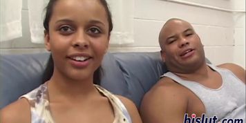 Cute Latina pleasures two black meat poles (Juicy pink, Stacey Sweet, Talia)
