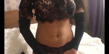 My step-sister can t resist my cock, takes it all in both holes - creampie finish