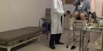 Kinky hot medical exam for a smoking hot Japanese gal