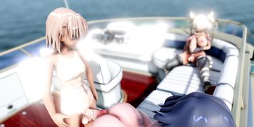 Boat Fun [WIP Video] Part 2 MMD FUTA SEX 3D