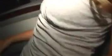 College girl takes a risky creampie