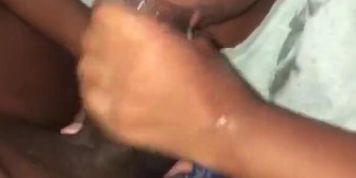 Ebony Mouth Cum Shot 