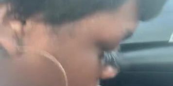 Black thot giving car head