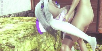 Emilia and Rem have fun (Ana Bell Evans)
