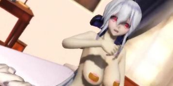 Animation girl dancing
