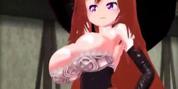 [3D MMD] Witch Ariane Cevaille Breast Expansion Dance (120 FPS) by silo9