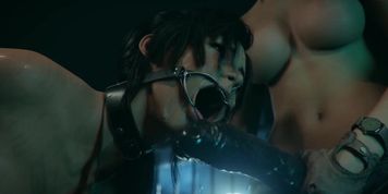 Lara Croft preggo  up Monster FUTA screw - first time anal plug creampie - bdsm special~ ?