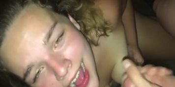 Taking his Cum all over my face