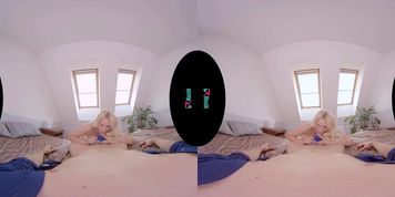 VR sex bathroom blondie (Angel Wicky)