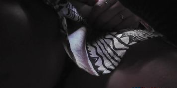 Accidental upskirt shot show amazing petite bum,