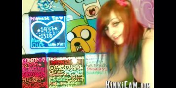 Chubby Schoolgirl getting nailed by her masturbator - KinkiCam.com -