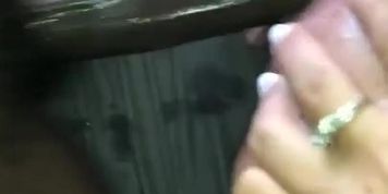 Super wet pussy swallowing BBC