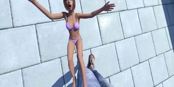 Drop Stomp (Giantess Animation)