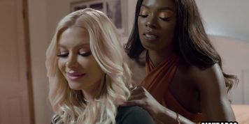 Black lesbian MILF Ana Foxxx fucked big ass blonde MILF with new sex toy (Pure_Taboo Pure_Taboo, Serene Siren)