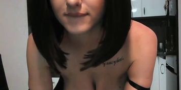 Amazingly sexy big tits camgirl