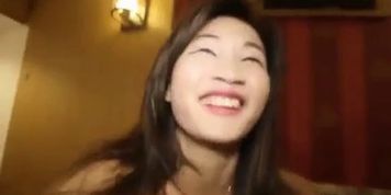 Shy Asian fucks a foreigner