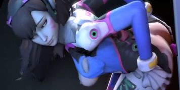 Overwatch Dva Screw Wallmounted Dildoes 3D Animation Compilation [10 Min + Full Hd]