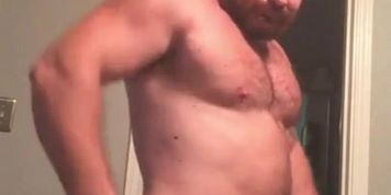 Sexy Big Cock Musclebear Flexing Naked P1 Hot Alpha Bear Onlyfansbeefbeast 
