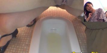 PISS JAPAN TV - Asian babes spied on while pissing
