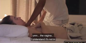 Wrong Masseuse Gets Punished With Rough Massage And Hard Screw