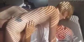 Young cuck couple invite old landlord (Old Man)