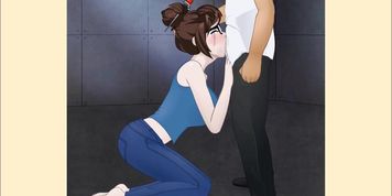 Overwatch Mei Porn/Hentai Super Deepthroat (SDT)