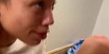 Ricky having a bathroom threesome at a house party (Ricky Johnson)