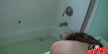 Busty Girlfriend Banged In The Tub